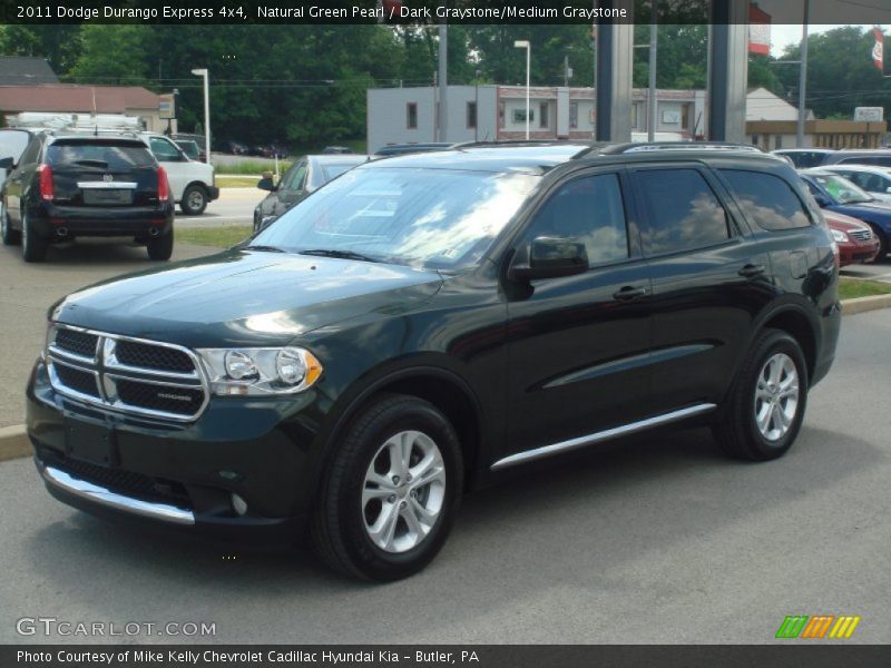 Natural Green Pearl / Dark Graystone/Medium Graystone 2011 Dodge Durango Express 4x4