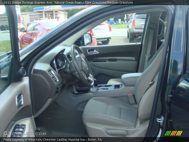 Natural Green Pearl / Dark Graystone/Medium Graystone 2011 Dodge Durango Express 4x4