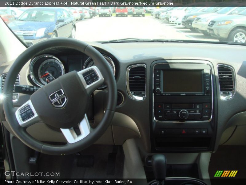 Natural Green Pearl / Dark Graystone/Medium Graystone 2011 Dodge Durango Express 4x4