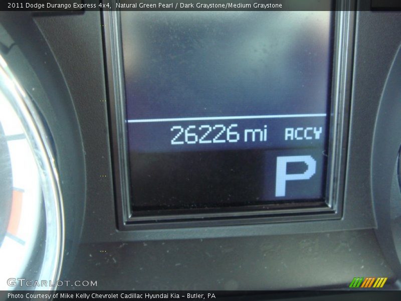 Natural Green Pearl / Dark Graystone/Medium Graystone 2011 Dodge Durango Express 4x4