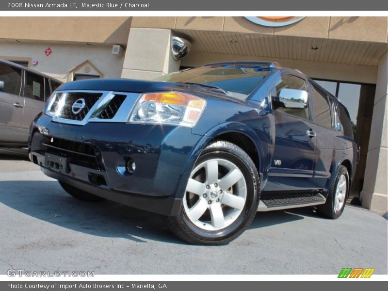 Majestic Blue / Charcoal 2008 Nissan Armada LE