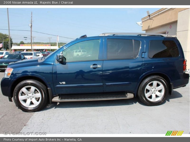 Majestic Blue / Charcoal 2008 Nissan Armada LE