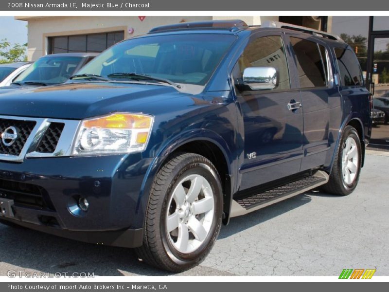 Majestic Blue / Charcoal 2008 Nissan Armada LE