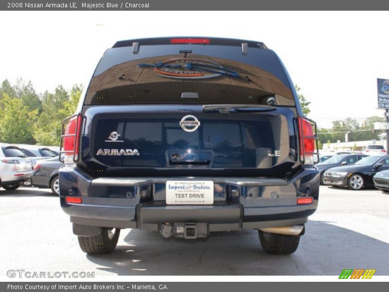 Majestic Blue / Charcoal 2008 Nissan Armada LE
