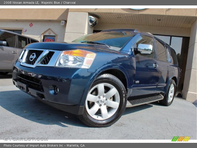 Majestic Blue / Charcoal 2008 Nissan Armada LE