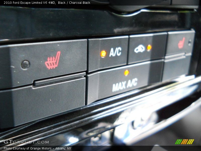 Black / Charcoal Black 2010 Ford Escape Limited V6 4WD