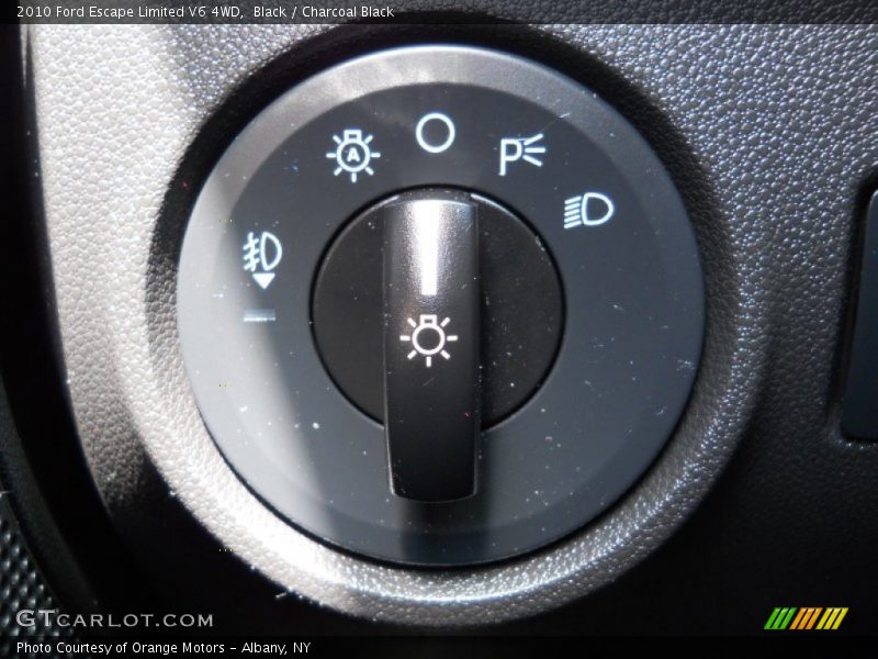 Black / Charcoal Black 2010 Ford Escape Limited V6 4WD