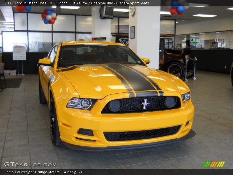  2013 Mustang Boss 302 School Bus Yellow
