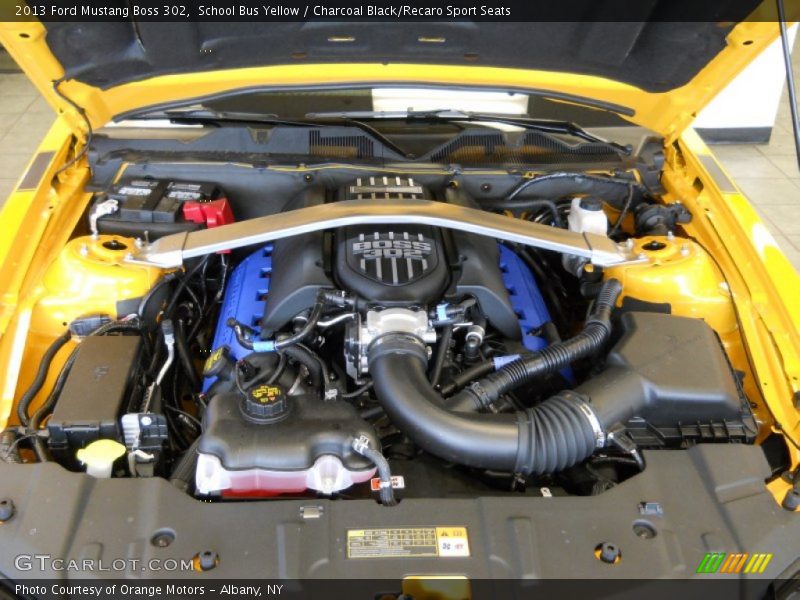  2013 Mustang Boss 302 Engine - 5.0 Liter 302 Hi-Po DOHC 32-Valve Ti-VCT V8