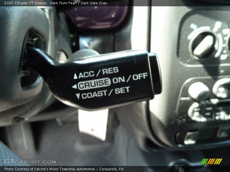 Controls of 2005 PT Cruiser 