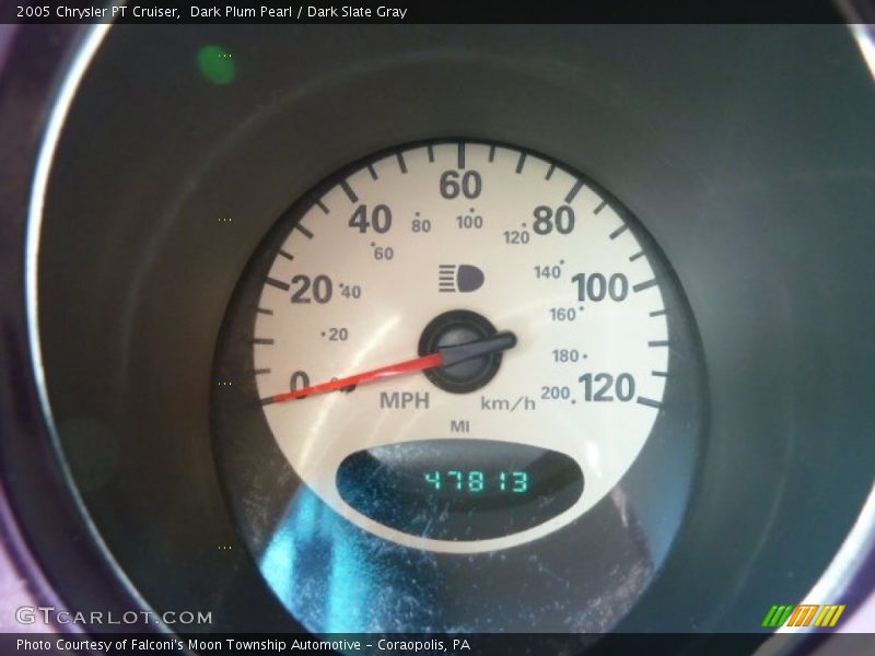 Dark Plum Pearl / Dark Slate Gray 2005 Chrysler PT Cruiser