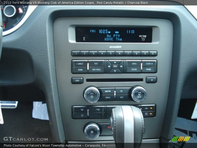 Controls of 2013 Mustang V6 Mustang Club of America Edition Coupe