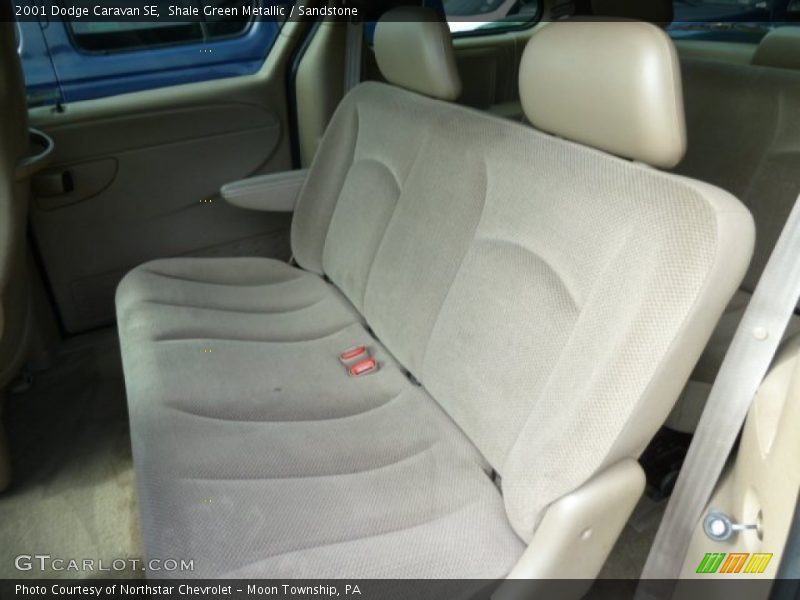 Shale Green Metallic / Sandstone 2001 Dodge Caravan SE
