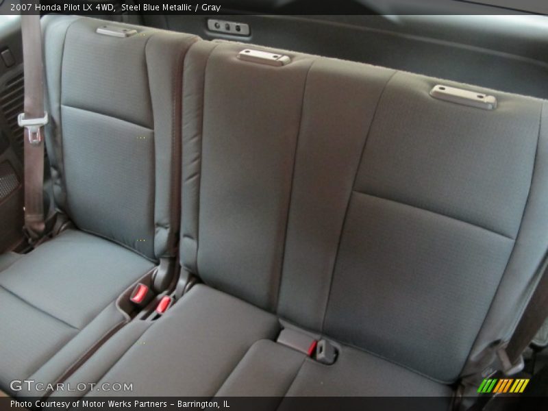Steel Blue Metallic / Gray 2007 Honda Pilot LX 4WD