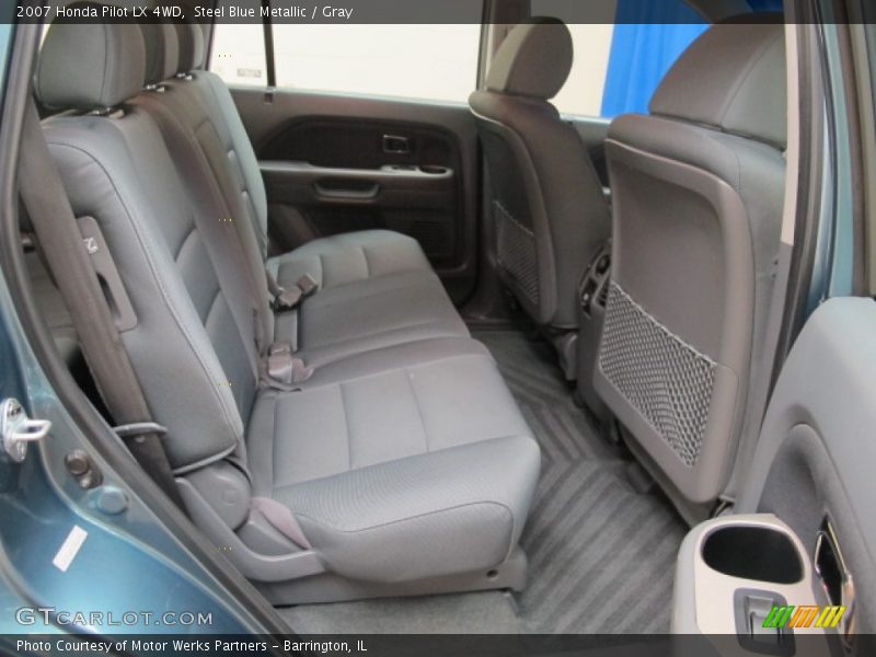 Steel Blue Metallic / Gray 2007 Honda Pilot LX 4WD