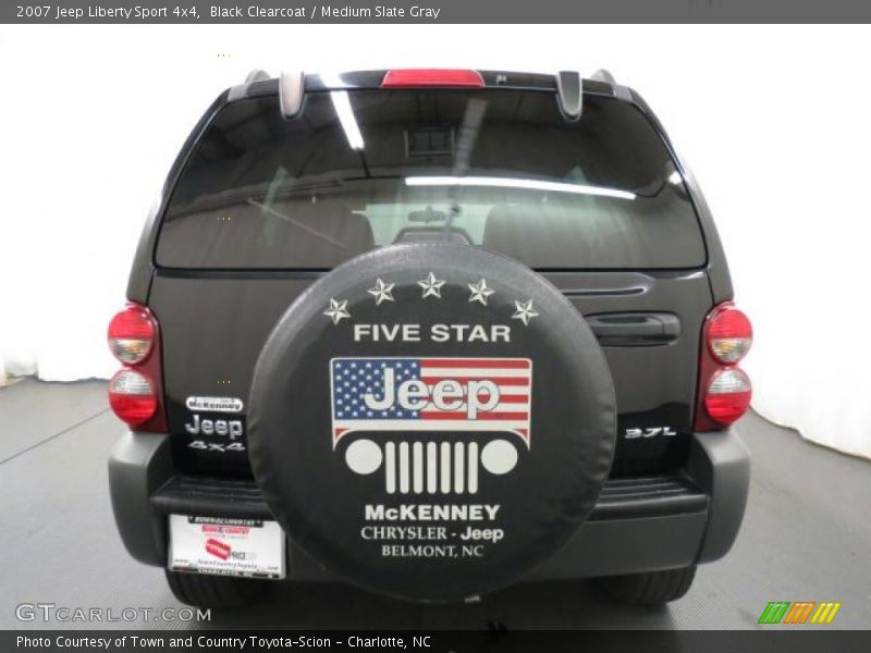 Black Clearcoat / Medium Slate Gray 2007 Jeep Liberty Sport 4x4
