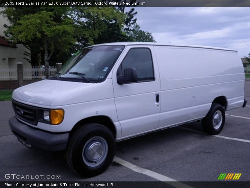 Oxford White / Medium Flint 2005 Ford E Series Van E350 Super Duty Cargo