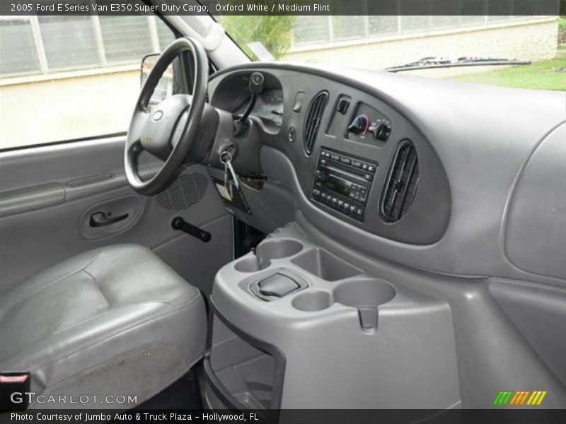 Oxford White / Medium Flint 2005 Ford E Series Van E350 Super Duty Cargo