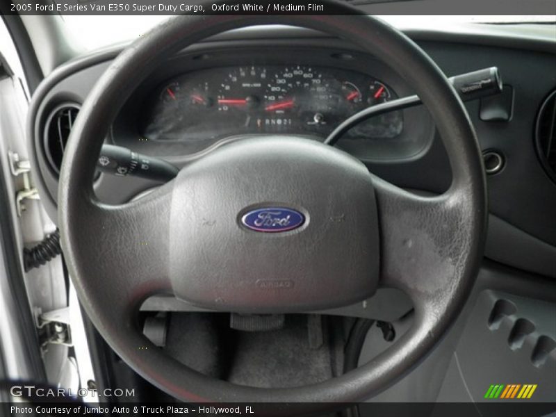 Oxford White / Medium Flint 2005 Ford E Series Van E350 Super Duty Cargo