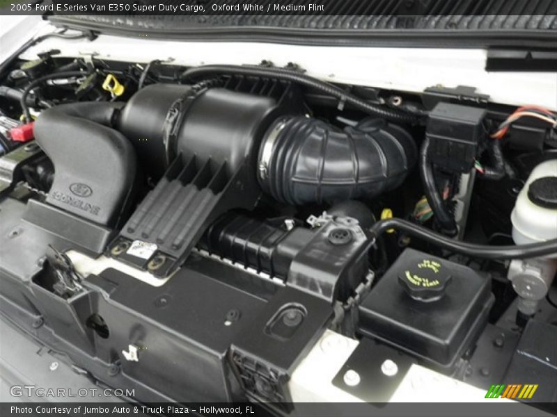 Oxford White / Medium Flint 2005 Ford E Series Van E350 Super Duty Cargo