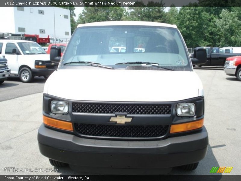 Summit White / Medium Pewter 2012 Chevrolet Express 3500 Cargo Van