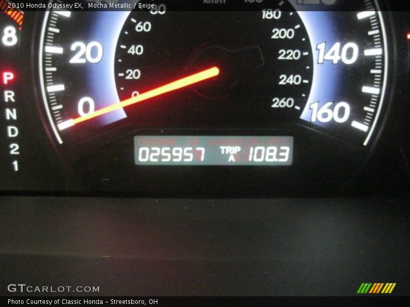 Mocha Metallic / Beige 2010 Honda Odyssey EX