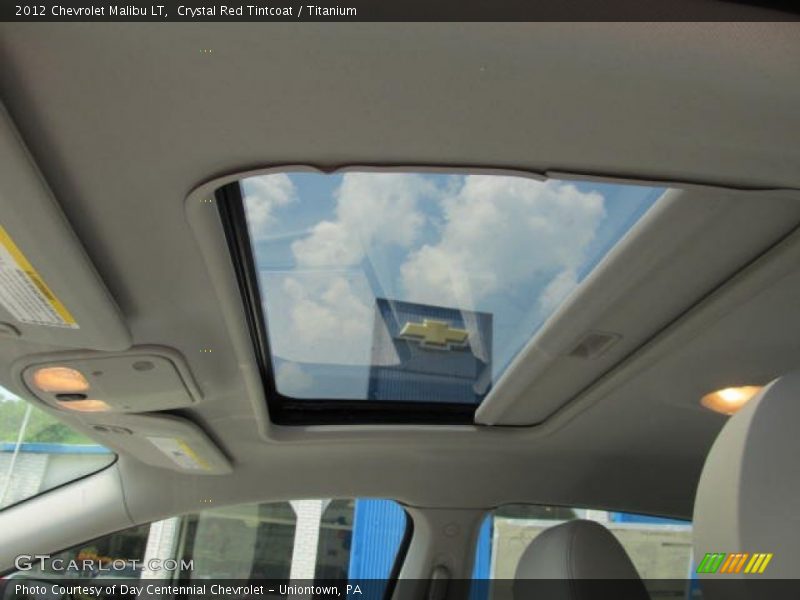 Crystal Red Tintcoat / Titanium 2012 Chevrolet Malibu LT