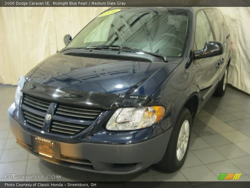 Midnight Blue Pearl / Medium Slate Gray 2006 Dodge Caravan SE