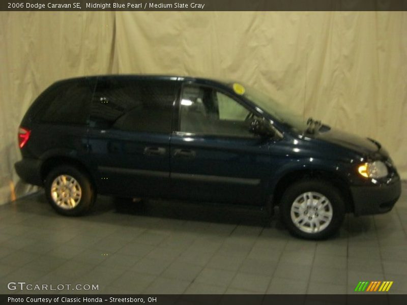 Midnight Blue Pearl / Medium Slate Gray 2006 Dodge Caravan SE