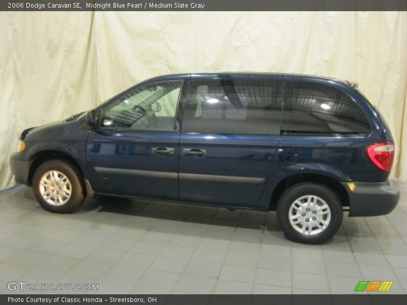 Midnight Blue Pearl / Medium Slate Gray 2006 Dodge Caravan SE