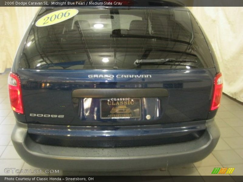 Midnight Blue Pearl / Medium Slate Gray 2006 Dodge Caravan SE