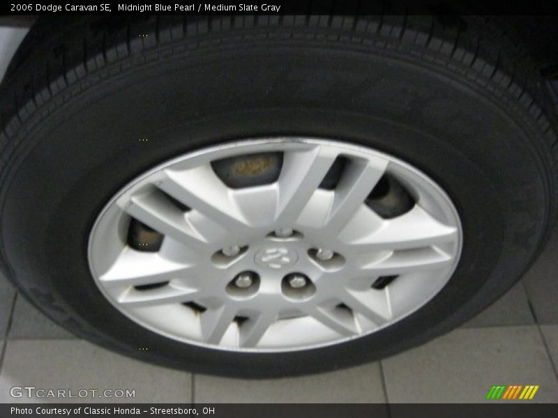 Midnight Blue Pearl / Medium Slate Gray 2006 Dodge Caravan SE