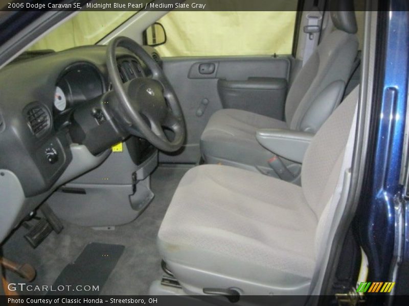 Midnight Blue Pearl / Medium Slate Gray 2006 Dodge Caravan SE