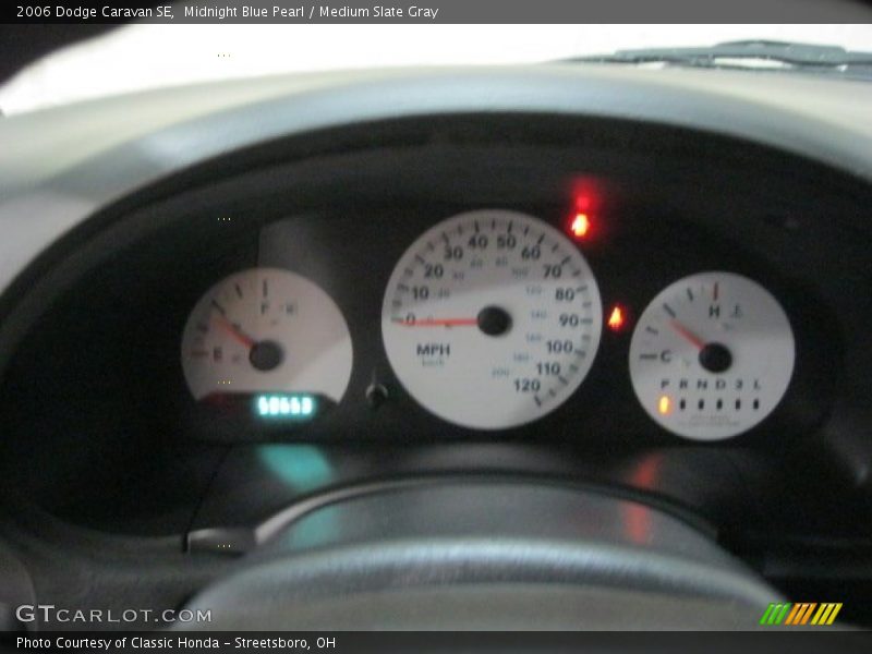 Midnight Blue Pearl / Medium Slate Gray 2006 Dodge Caravan SE