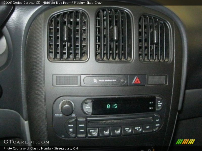 Midnight Blue Pearl / Medium Slate Gray 2006 Dodge Caravan SE