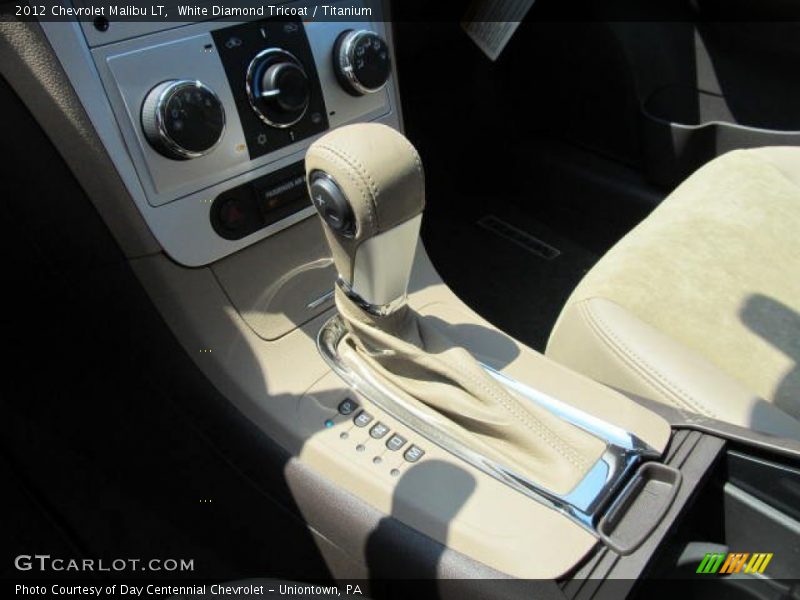 White Diamond Tricoat / Titanium 2012 Chevrolet Malibu LT