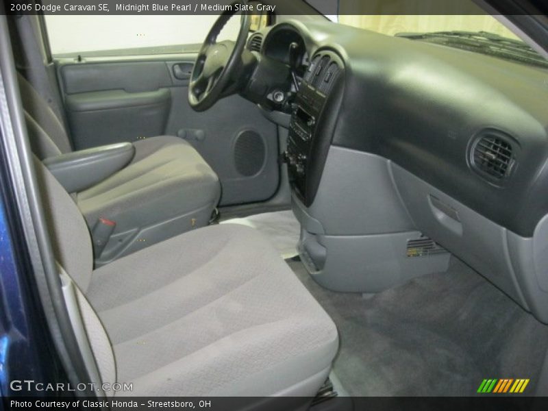 Midnight Blue Pearl / Medium Slate Gray 2006 Dodge Caravan SE