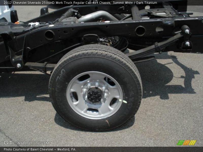  2012 Silverado 2500HD Work Truck Regular Cab 4x4 Chassis Wheel