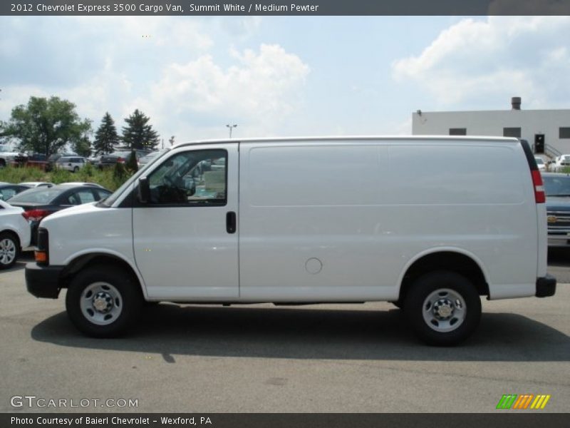 Summit White / Medium Pewter 2012 Chevrolet Express 3500 Cargo Van
