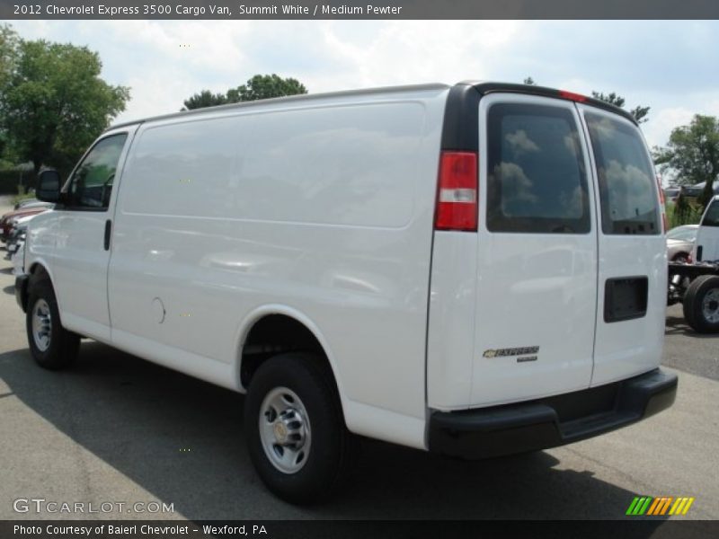 Summit White / Medium Pewter 2012 Chevrolet Express 3500 Cargo Van