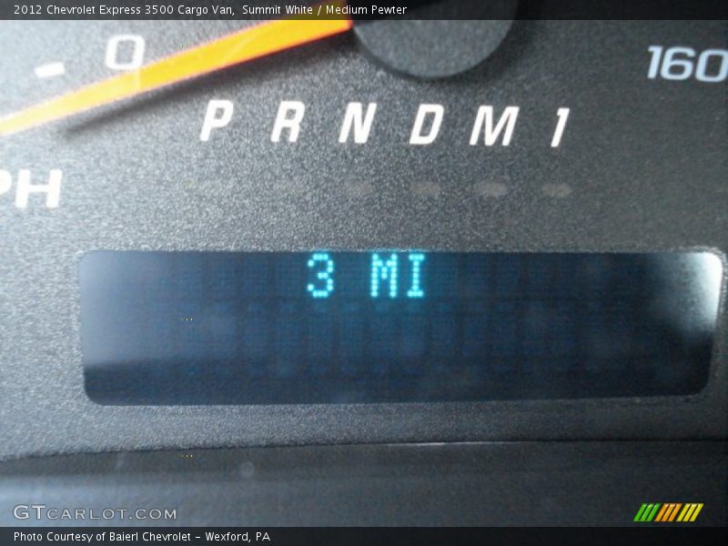 Summit White / Medium Pewter 2012 Chevrolet Express 3500 Cargo Van