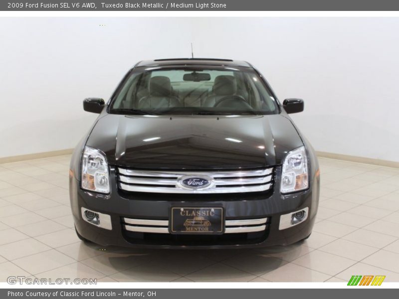 Tuxedo Black Metallic / Medium Light Stone 2009 Ford Fusion SEL V6 AWD