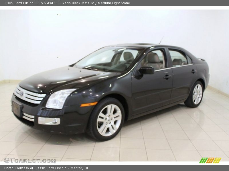 Tuxedo Black Metallic / Medium Light Stone 2009 Ford Fusion SEL V6 AWD