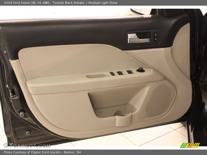 Tuxedo Black Metallic / Medium Light Stone 2009 Ford Fusion SEL V6 AWD