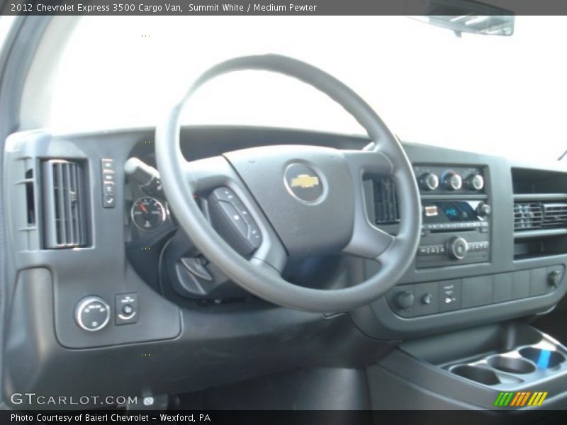 Summit White / Medium Pewter 2012 Chevrolet Express 3500 Cargo Van