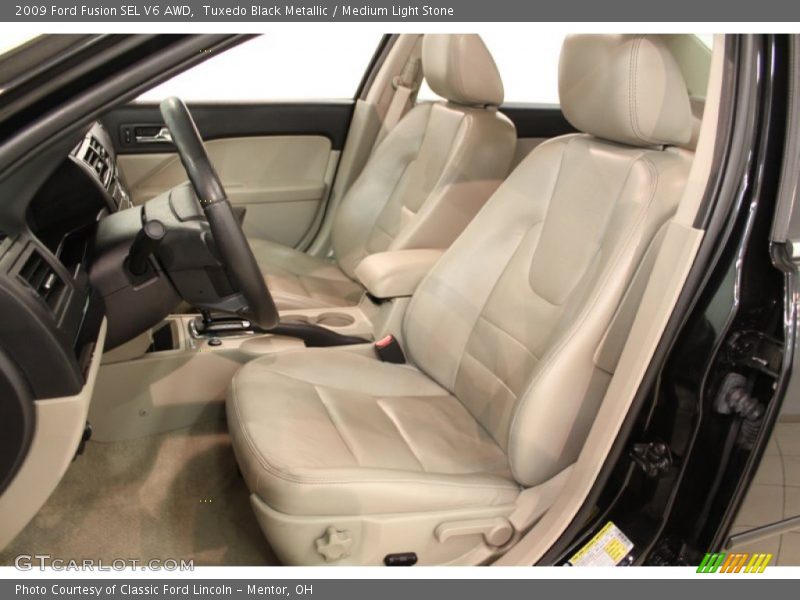 Front Seat of 2009 Fusion SEL V6 AWD