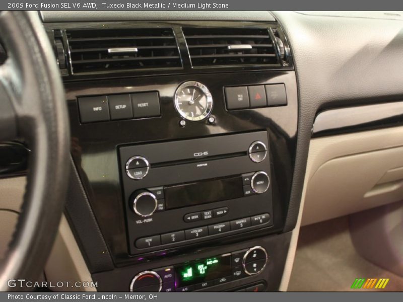 Tuxedo Black Metallic / Medium Light Stone 2009 Ford Fusion SEL V6 AWD