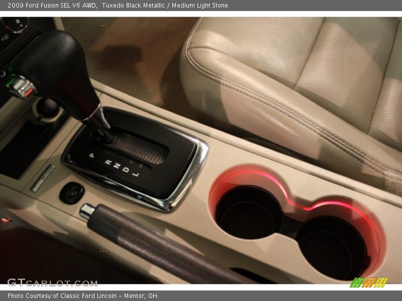 Tuxedo Black Metallic / Medium Light Stone 2009 Ford Fusion SEL V6 AWD