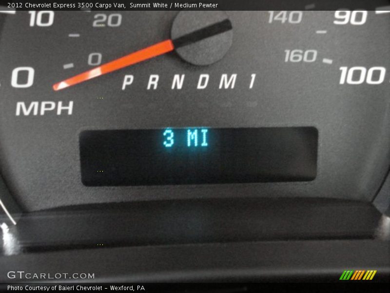 Summit White / Medium Pewter 2012 Chevrolet Express 3500 Cargo Van