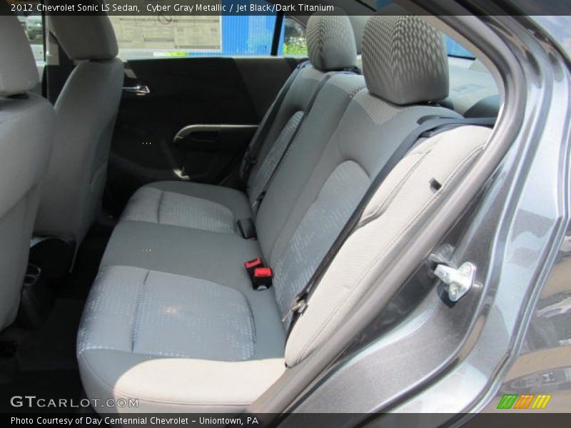 Cyber Gray Metallic / Jet Black/Dark Titanium 2012 Chevrolet Sonic LS Sedan
